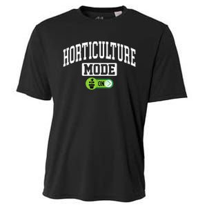 Horticulture Mode On Funny Horticulture Horticulturist Cooling Performance Crew T-Shirt