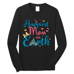 Happiest Mom On Earth Diz Nee Mom The Most Magical Mom Minnie Mom Long Sleeve Shirt