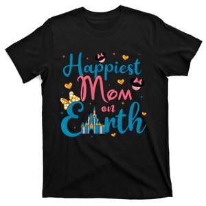 Happiest Mom On Earth Diz Nee Mom The Most Magical Mom Minnie Mom T-Shirt