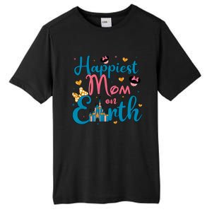 Happiest Mom On Earth Diz Nee Mom The Most Magical Mom Minnie Mom Tall Fusion ChromaSoft Performance T-Shirt