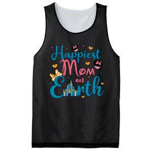 Happiest Mom On Earth Diz Nee Mom The Most Magical Mom Minnie Mom Mesh Reversible Basketball Jersey Tank