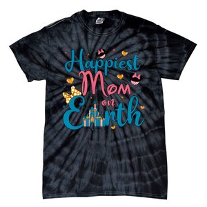 Happiest Mom On Earth Diz Nee Mom The Most Magical Mom Minnie Mom Tie-Dye T-Shirt