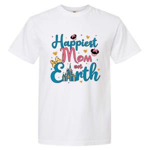 Happiest Mom On Earth Diz Nee Mom The Most Magical Mom Minnie Mom Garment-Dyed Heavyweight T-Shirt