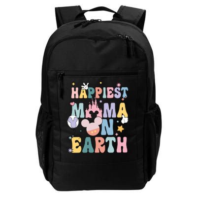 Happiest Mama On Earth Mother's Day For Best Mom Ever Mother's Day Daily Commute Backpack