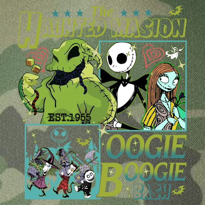 Haunted Mansion Oogie Boogie Bash Halloween Nightmare Characters Legacy Tie Dye Trucker Hat
