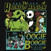 Haunted Mansion Oogie Boogie Bash Halloween Nightmare Characters Ladies PosiCharge Tri-Blend Wicking Tank