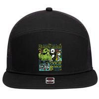 Haunted Mansion Oogie Boogie Bash Halloween Nightmare Characters 7 Panel Mesh Trucker Snapback Hat