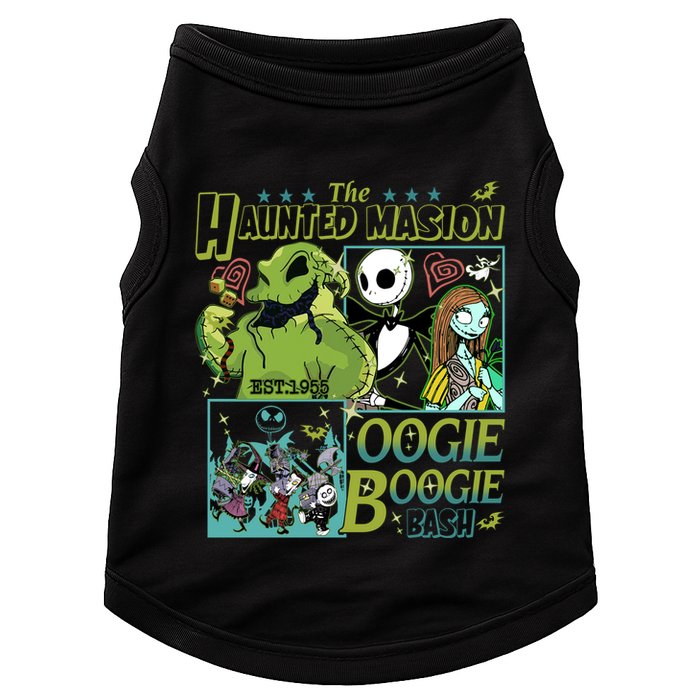 Haunted Mansion Oogie Boogie Bash Halloween Nightmare Characters Doggie Tank