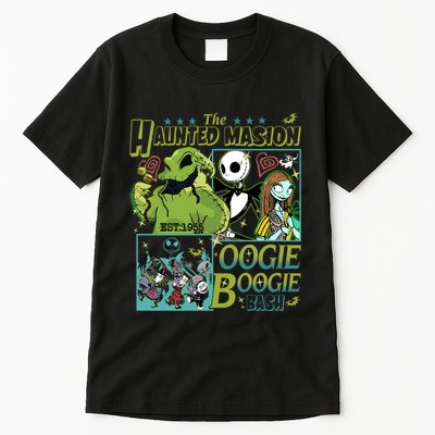 Haunted Mansion Oogie Boogie Bash Halloween Nightmare Characters Tall T-Shirt