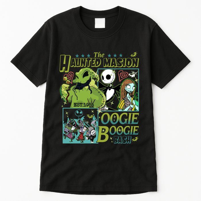 Haunted Mansion Oogie Boogie Bash Halloween Nightmare Characters Tall T-Shirt