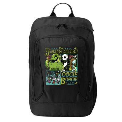 Haunted Mansion Oogie Boogie Bash Halloween Nightmare Characters City Backpack
