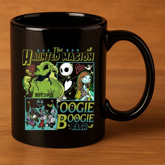 Haunted Mansion Oogie Boogie Bash Halloween Nightmare Characters 11oz C Handle Ceramic Mug
