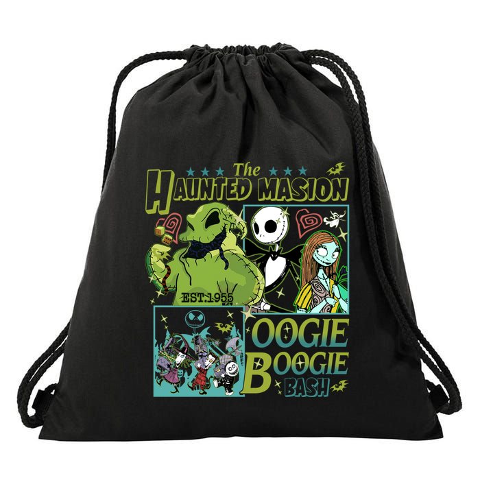 Haunted Mansion Oogie Boogie Bash Halloween Nightmare Characters Drawstring Bag