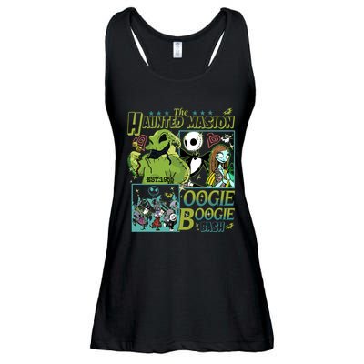 Haunted Mansion Oogie Boogie Bash Halloween Nightmare Characters Ladies Essential Flowy Tank