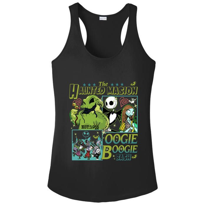Haunted Mansion Oogie Boogie Bash Halloween Nightmare Characters Ladies PosiCharge Competitor Racerback Tank