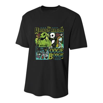 Haunted Mansion Oogie Boogie Bash Halloween Nightmare Characters Youth Performance Sprint T-Shirt