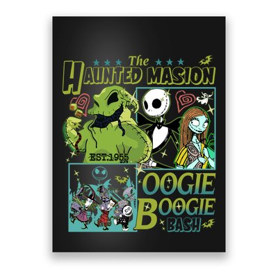 Haunted Mansion Oogie Boogie Bash Halloween Nightmare Characters Poster