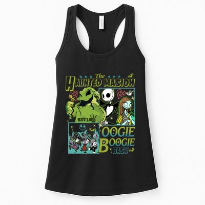 Haunted Mansion Oogie Boogie Bash Halloween Nightmare Characters Womens Tank Top