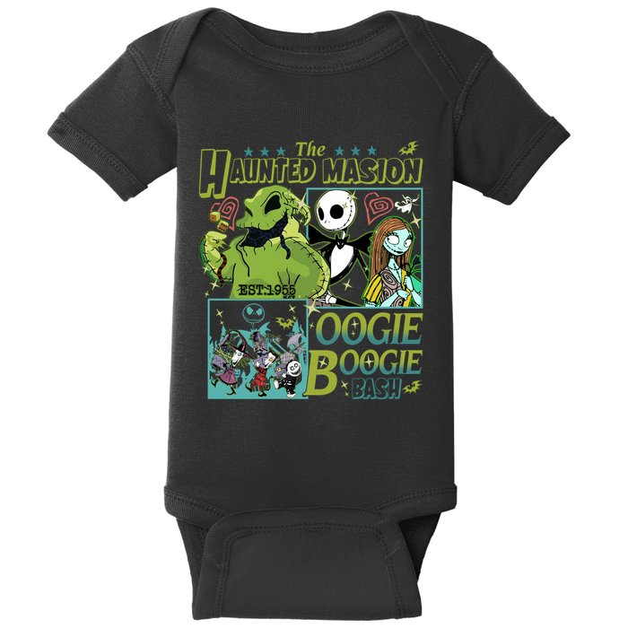 Haunted Mansion Oogie Boogie Bash Halloween Nightmare Characters Baby Bodysuit