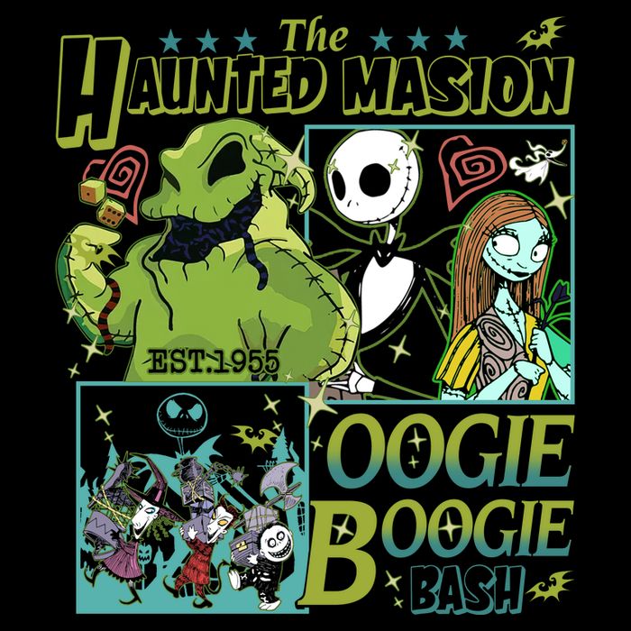 Haunted Mansion Oogie Boogie Bash Halloween Nightmare Characters Baby Bodysuit