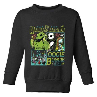 Haunted Mansion Oogie Boogie Bash Halloween Nightmare Characters Toddler Sweatshirt