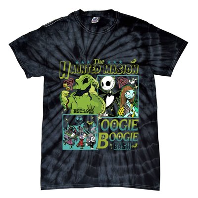 Haunted Mansion Oogie Boogie Bash Halloween Nightmare Characters Tie-Dye T-Shirt