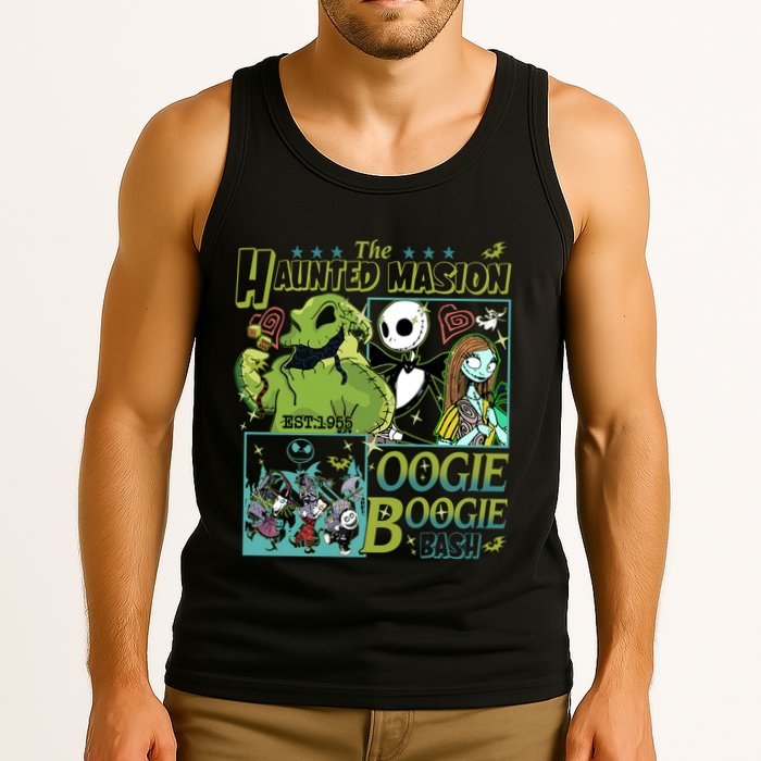 Haunted Mansion Oogie Boogie Bash Halloween Nightmare Characters Tank Top