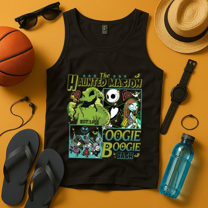 Haunted Mansion Oogie Boogie Bash Halloween Nightmare Characters Tank Top