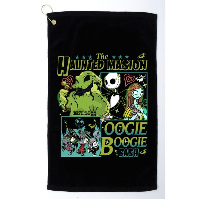 Haunted Mansion Oogie Boogie Bash Halloween Nightmare Characters Golf Towel