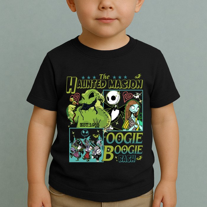 Haunted Mansion Oogie Boogie Bash Halloween Nightmare Characters Toddler T-Shirt