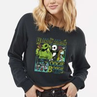 Haunted Mansion Oogie Boogie Bash Halloween Nightmare Characters Cropped Pullover Crew