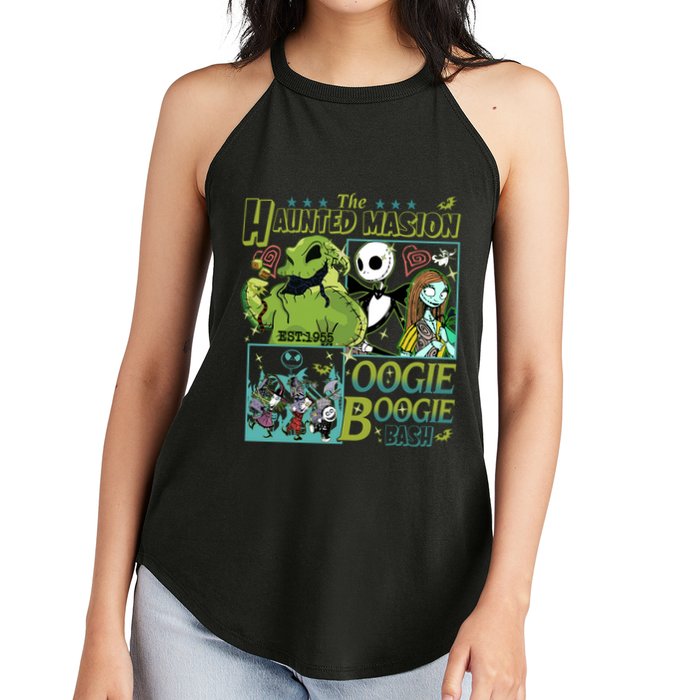 Haunted Mansion Oogie Boogie Bash Halloween Nightmare Characters Women's Perfect Tri Rocker Tank