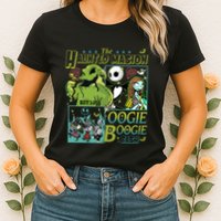 Haunted Mansion Oogie Boogie Bash Halloween Nightmare Characters Womens T-Shirt