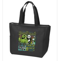 Haunted Mansion Oogie Boogie Bash Halloween Nightmare Characters Zip Tote Bag