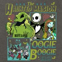 Haunted Mansion Oogie Boogie Bash Halloween Nightmare Characters Cotton Canvas Backpack