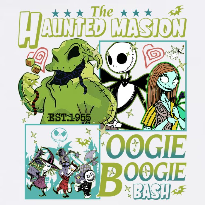 Haunted Mansion Oogie Boogie Bash Halloween Nightmare Characters Garment-Dyed Sweatshirt