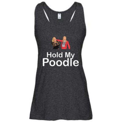 Hold My Poodle Ladies Essential Flowy Tank