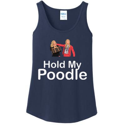 Hold My Poodle Ladies Essential Tank