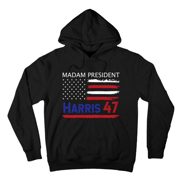 Harris Madam President Women Shirts Kalama Us Flag Hoodie