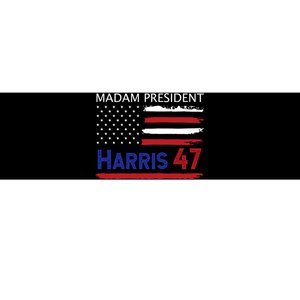 Harris Madam President Women Shirts Kalama Us Flag Bumper Sticker