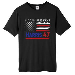 Harris Madam President Women Shirts Kalama Us Flag Tall Fusion ChromaSoft Performance T-Shirt