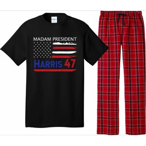 Harris Madam President Women Shirts Kalama Us Flag Pajama Set