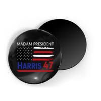 Harris Madam President Women Shirts Kalama Us Flag Magnet