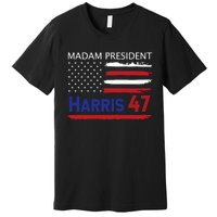 Harris Madam President Women Shirts Kalama Us Flag Premium T-Shirt