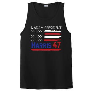 Harris Madam President Women Shirts Kalama Us Flag PosiCharge Competitor Tank