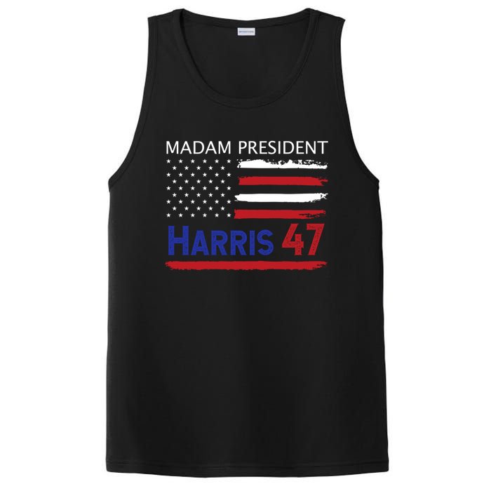 Harris Madam President Women Shirts Kalama Us Flag PosiCharge Competitor Tank