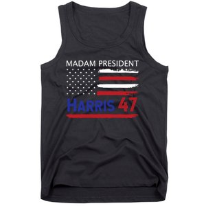 Harris Madam President Women Shirts Kalama Us Flag Tank Top