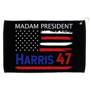 Harris Madam President Women Shirts Kalama Us Flag Grommeted Golf Towel