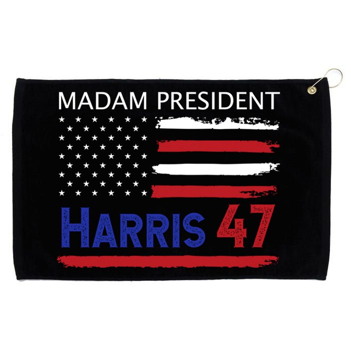 Harris Madam President Women Shirts Kalama Us Flag Grommeted Golf Towel