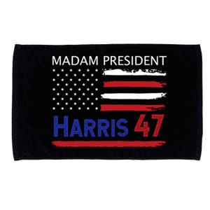 Harris Madam President Women Shirts Kalama Us Flag Microfiber Hand Towel